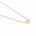 Pendentif Ginette NY Collier Mini diamond lotus on chain Or rose Diamant 58 Facettes 2595547CN