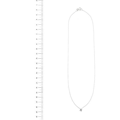 Collier Collier Point Light avec diamant de 0,27 ct 58 Facettes 425