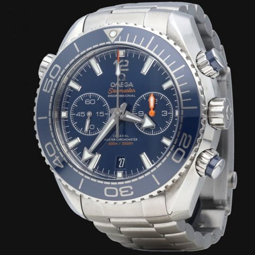 Montre Montre Omega Seamaster Planet Ocean Chronographe 600M 45,5mm Co-Axial Céramique Bleue 58 Facettes MT41350