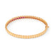 Bracelet Bracelet rigide ouvrant, or rose et saphirs multicolores 58 Facettes 1