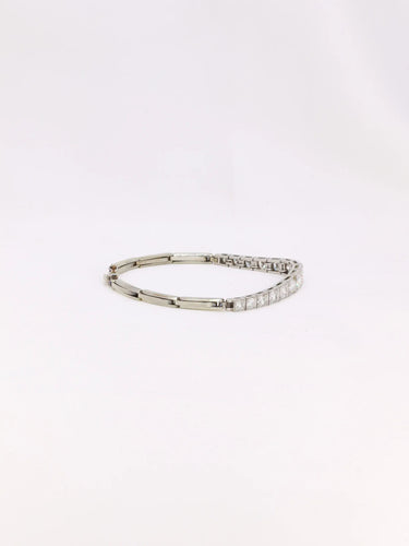 Pulsera vintage con diamantes en forma de gota de 2,5 ct
