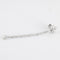 Boucles d'oreilles Pendants d'oreilles, or blanc et diamants 58 Facettes