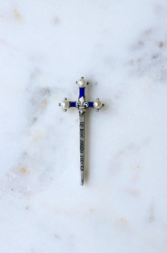 Broche Broche Epée Ancienne Perles Fines 58 Facettes