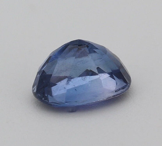 Gemstone Certificat Saphir bleu 0.81cts non chauffé 58 Facettes 457