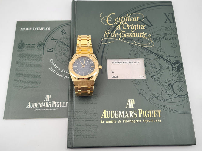 Montre AUDEMARS PIGUET - Montre Royal Oak 36 or jaune 58 Facettes 14790BA/O/0789BA/02