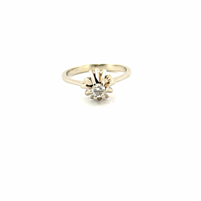 Bague 49 Solitaire Or Blanc Diamant 58 Facettes 104-GS36689-2