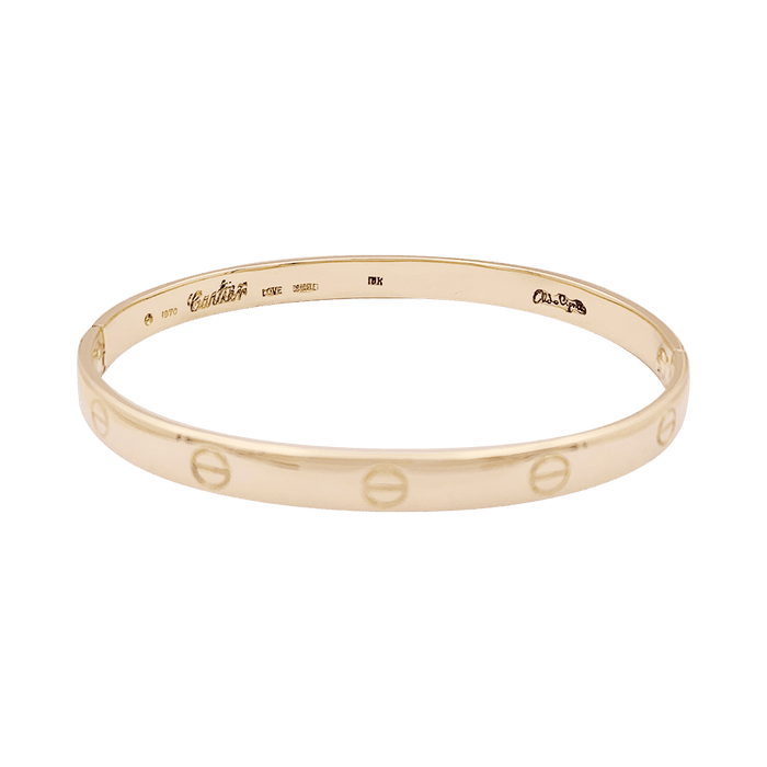 Bracelet Cartier "Love" or jaune. 58 Facettes 34173