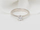 Bague 51 Bague solitaire en or blanc et diamant 0.34ct 58 Facettes 31904/30711