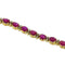 Bracelet Bracelet en or jaune avec diamants et rubis 58 Facettes G3886