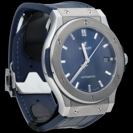 Montre Hublot Montre Classic Fusion Titanium Blue 58 Facettes MT40822