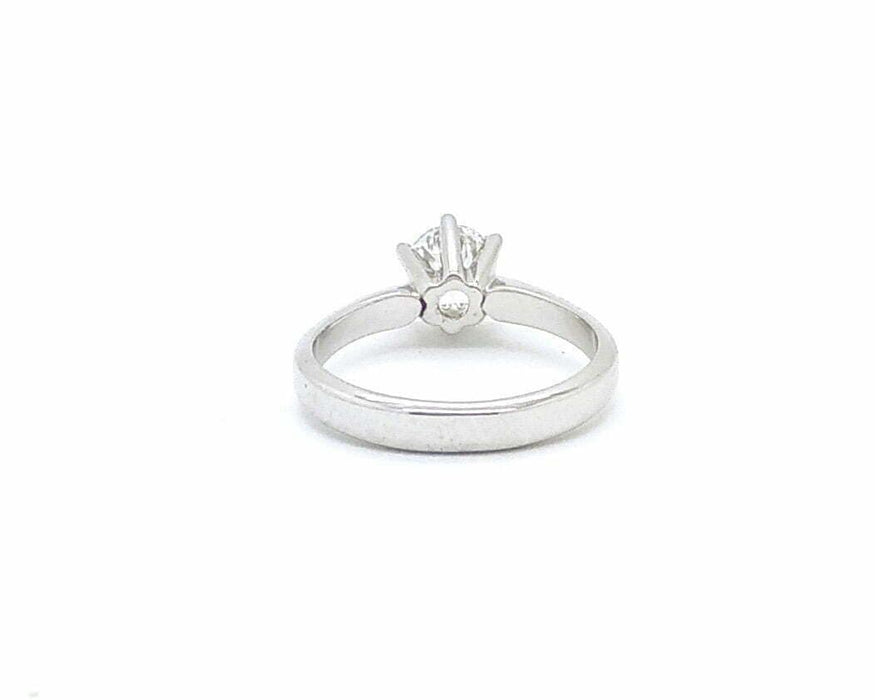 Bague bague solitaire avec certificat HRD 58 Facettes