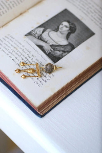 Boucles d'oreilles Mono boucle d'oreille néo étrusque or 58 Facettes