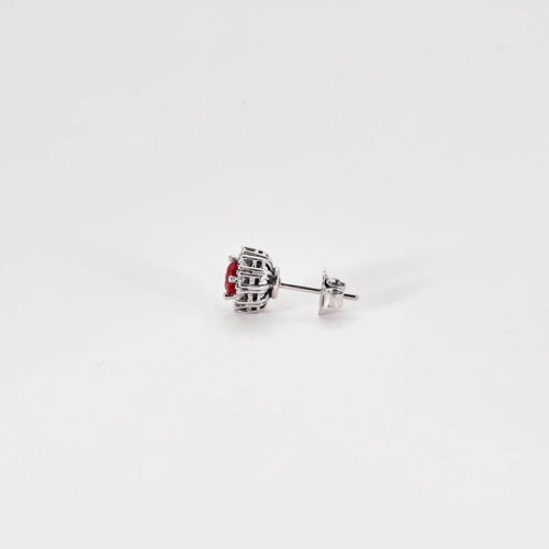 Boucles d'oreilles Puces D'oreilles Diamants & Rubis 58 Facettes BO/230031 NSS