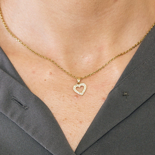 Pendentif Pendentif or jaune et diamants 58 Facettes LEN1393