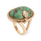 Bague 55 Bague Serpent Victorienne Or, Diamant, Turquoise 58 Facettes G13370
