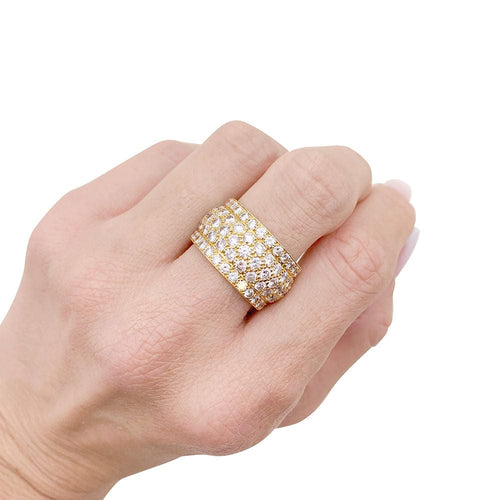 Bague 54 Bague Cartier "Nigeria" or, diamants. 58 Facettes 33987