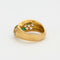 Bague 53 Bague or jaune diamants et émeraudes 58 Facettes 240404