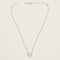 Collier RARE- Van Cleef & Arpels - Collier Pure Alhambra or blanc diamants 58 Facettes