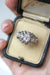 Bague 56 Bague Mauboussin Diamant Coussin 1.57 Cts sur Platine 58 Facettes