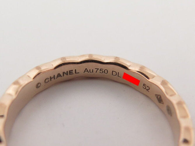 Bague 52 bague CHANEL coco crush mini en or beige rose 58 Facettes 262105