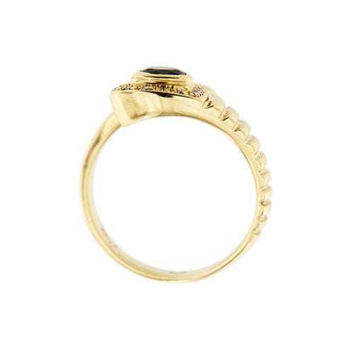 Bague Bague serpent avec saphir et diamants 58 Facettes 36945