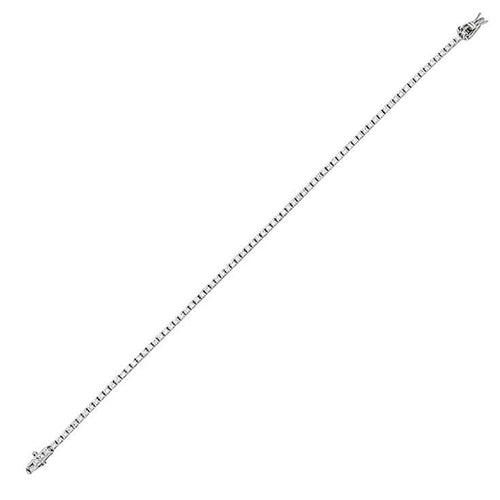 Bracelet Ligne tennis or blanc diamants. 58 Facettes 33150