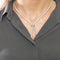 Collier Collier en Or blanc 18k 58 Facettes ASN0428
