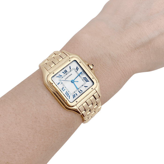 Montre Montre Cartier ,"Panthère", or jaune. 58 Facettes 34111