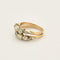Bague 52 Bague en or jaune, blanc, diamants et perles 58 Facettes CHA5712