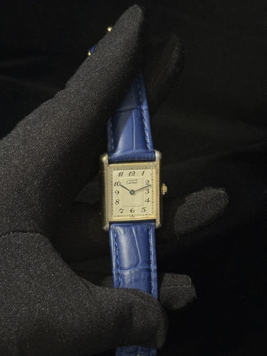 Montre CARTIER - Tank - À voir absolument - Cadran Bréguet - Grand modèle - Vintage 58 Facettes