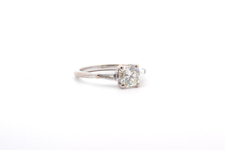 Bague 52 Bague diamant 1,05cts K/VVS1 or blanc 58 Facettes 26350