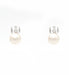 Boucles d'oreilles Orecchini in oro bianco con perle e diamanti 58 Facettes