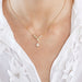 Collier Collier or jaune diamant poire 58 Facettes 35000062