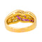 Bague 54 Bague  Or jaune Rubis, Diamant 58 Facettes 4169049CN
