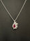 Pendentif Pendentif Cocktail Or Blanc - Rubis et Diamants 58 Facettes 1.0002595/6