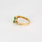 Bague 52 Bague Toi&Moi, or jaune, émeraudes et diamants 58 Facettes RL8