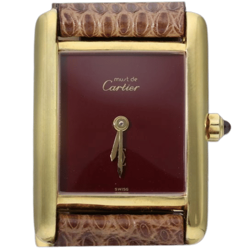 Montre Cartier Montre Tank Vermeil 58 Facettes MT42952