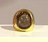 Bague 51 Bague en or jaune topaze cabochon 58 Facettes AB340