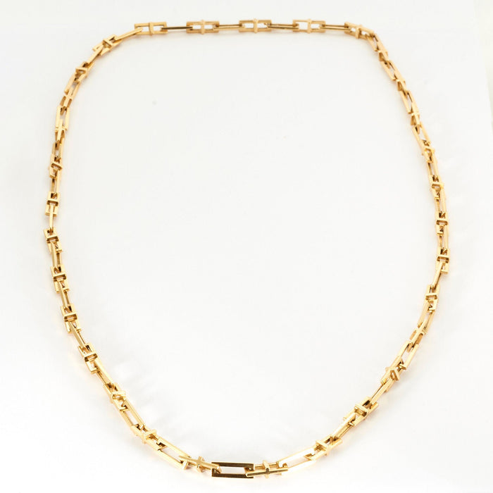 HERMES – Rara collana lunga in oro giallo