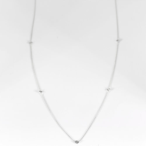 Collier COLLIER LA BRUNE ET LA BLONDE SAUTOIR 5 DIAMANTS 58 Facettes M8927