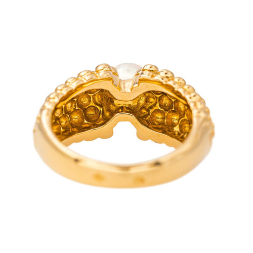 Bague 52 Fred Bague  Or jaune Perle 58 Facettes 4410631CN