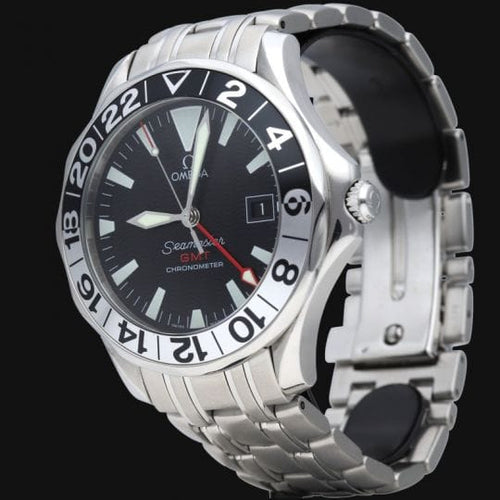 Omega horloge Seamaster Diver 300M Gmt 58 Facettes MT45018