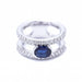 Bague 52 bague diamants et saphir 58 Facettes N102924EJ