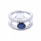 Bague 52 diamonds and sapphire ring 58 Facettes N102924EJ