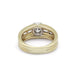 Bague 50.5 Solitaire or jaune diamants 58 Facettes 180230R