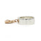 Bague 53 Bague Argent & Or rose Amulettes - HERMES 58 Facettes 260046R