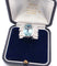 Bague 55 Bague en or blanc 18kt avec aigue-marine ovale 6.80ct et diamants 1.00ct 58 Facettes