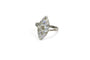 Bague 50 Bague Marquise or blanc 18 carats et diamants 58 Facettes