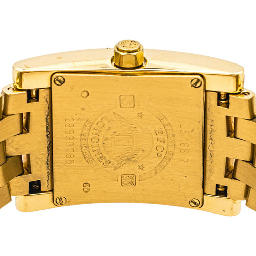 Longines Sat Dolcevita kvadratno Žuto zlato Dijamant 