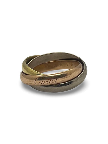 Bague 56 Bague Trinity 3 ors 18K Cartier 58 Facettes 00065401